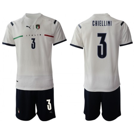 Fußballtrikots Italien Giorgio Chiellini 3 Kinder Auswärts Trikotsatz 2021-2022 Fußballtrikots Italien Giorgio Chiellini 3 Kinder Auswärts Trikotsatz 2021-2022
